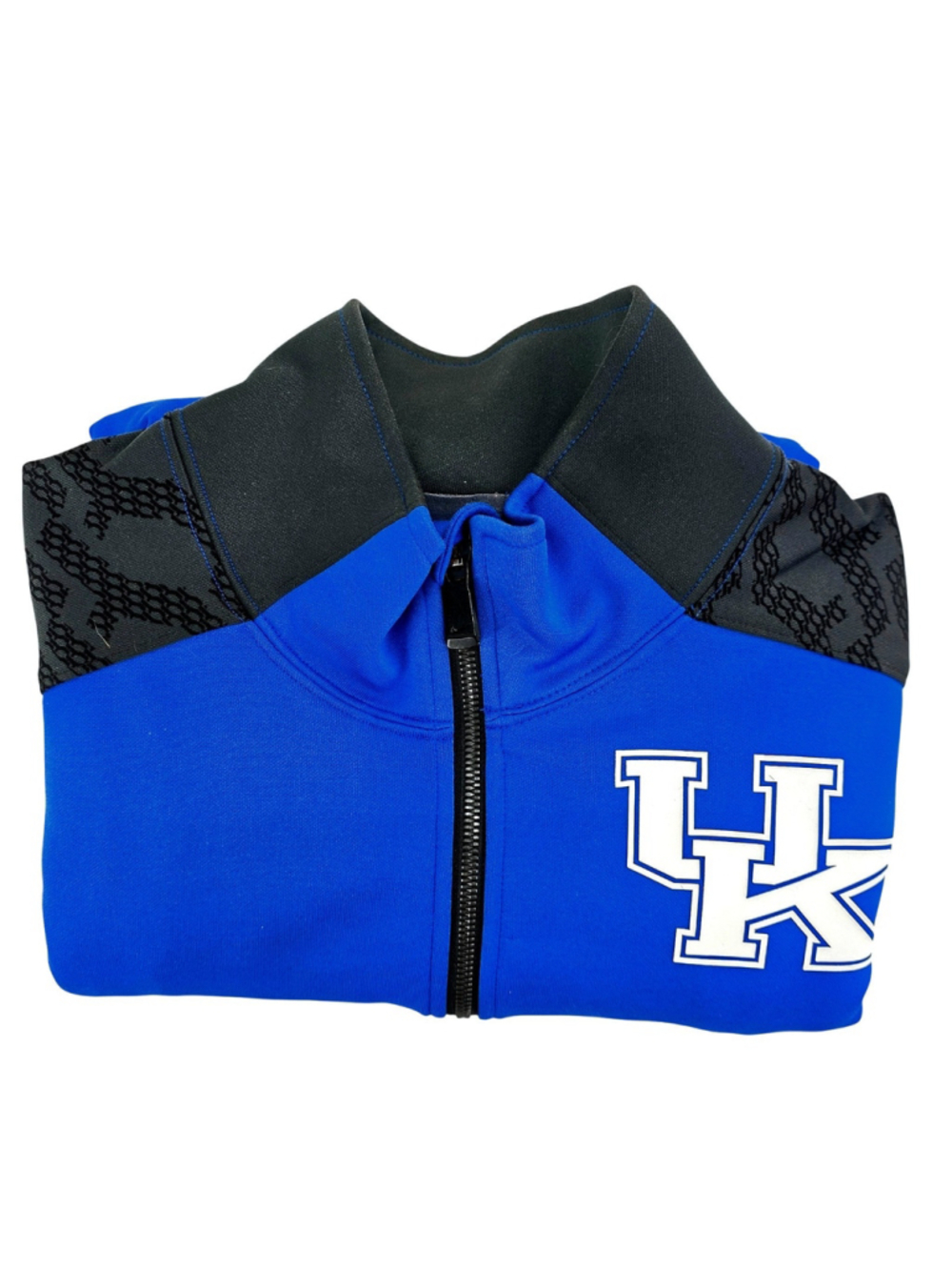 Y2K Nike Dri Fit Kentucky Wildcats Track Jacket Mens M Blue NCAA Full Zip - Picture 6 of 16